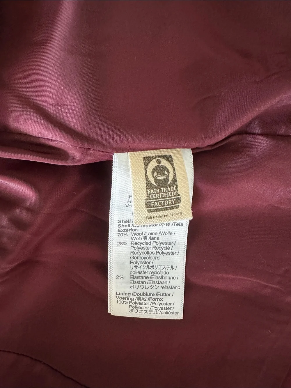 Madewell Women's Burgundy Single-Button Blazer Size 00 - Picture 8 of 14